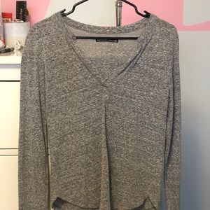 Grey Abercrombie Long Sleeve Shirt